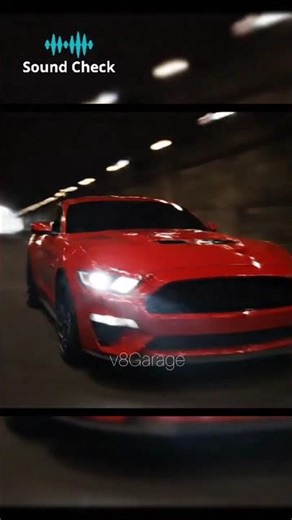 Ford Mustang Tunnel Run at Night | Pure American Muscle Car Exhaust Sound