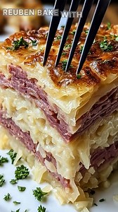 2M views · 21K reactions | Corned beef layered with rye bread,...