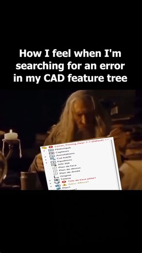 MecAgent on Instagram: "I finally found where it was coming from! It was a mates issue! #cad #mechanicalengineering #mechanicaldesign #gandalf"