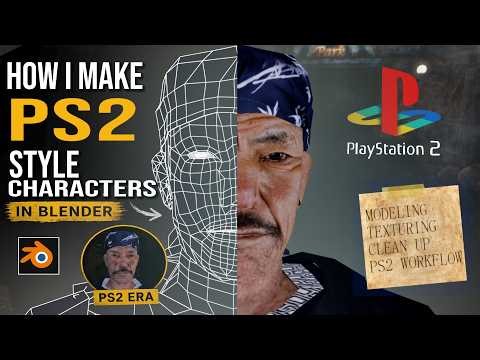 How I Make PS2 Style Characters in Blender