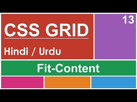 CSS Grid Fit-Content Tutorial in Hindi / Urdu