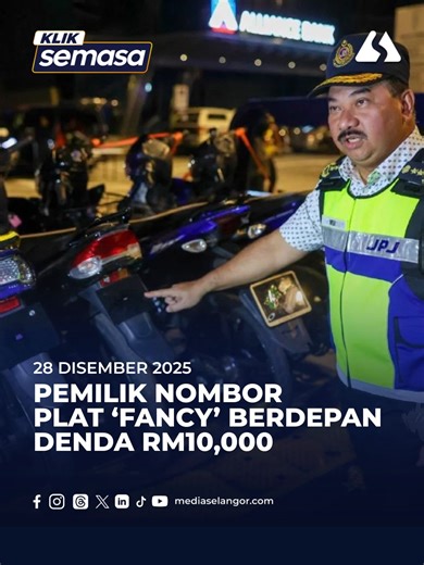 Tindakan JPJ Terhadap Nombor Pendaftaran Fancy