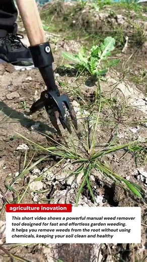 Amazing Manual Weed Remover Tool – Fast & Easy Garden Weeding