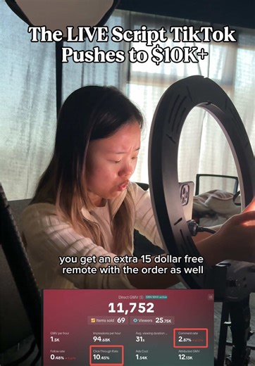 Behind every $10K LIVE is a script loop — not random talking. It’s a system that: \t•\thits real pain points \t•\trepeats the right buying triggers \t•\tturns comments into demand \t•\tand demand into orders No hype. No guessing. Just the same loop, run over and over — until sales stack. Comment “ME” and I’ll send you the $10K Live Playbook the exact framework we use to turn traffic into real sales.#TikTok #tiktokshop #tiktokaffiliate #brandcollab