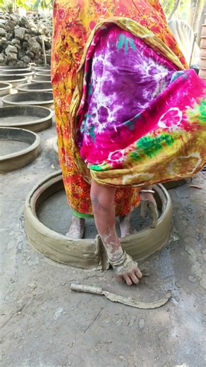 Making an Amazing Large Clay Ring ,