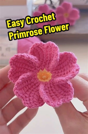 How to Crochet a Beautiful Primrose Flower