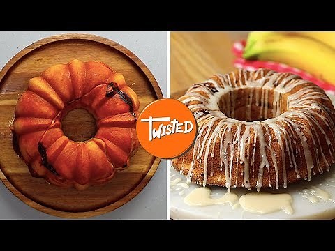 4 Beautiful Bundt Cake Recipes | How To Make A Bundt Cake | Shareable Meals | Twisted