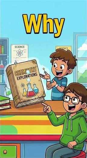 Did you know why girls find chemistry book interesting? #shorts #funnyjokes #cartoonshorts