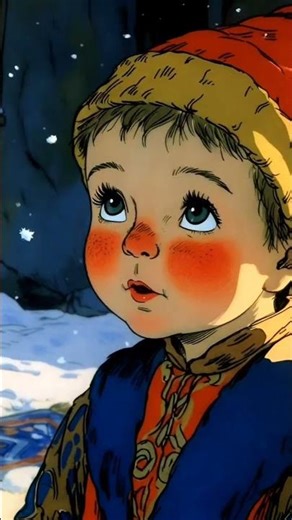 Cute Kid Eating Snow | Pure Winter Joy