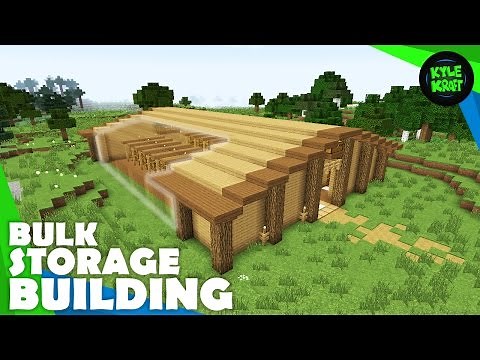 Minecraft Survival Storage Warehouse!