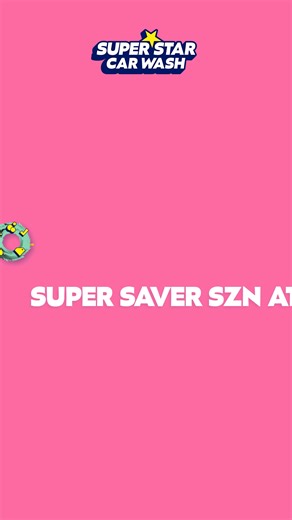 SUPER SAVER SZN is here! Treat Yo’Elf with a FREE Clean Car Wash. Endless shine, all season, 115 locations. Offer valid for new customers only for a limited time. | Super Star Car Wash