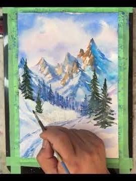 水彩 风景画 Watercolor Landscape #drawing #watercolor #artwork #paintingtutorial #watercolorpainting