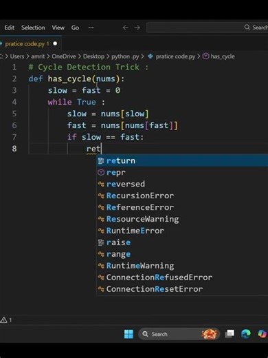 Cycle Detection Trick #shorts