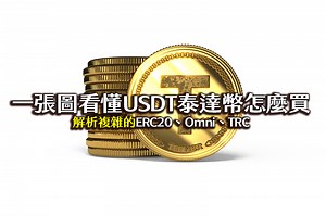 USDT泰達幣怎麼買？一張圖看懂怎麼買賣，解析複雜的ERC20、Omni、TRC | 老貓測3C