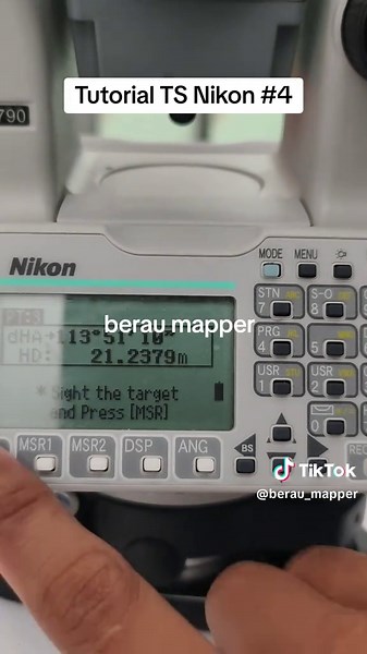 Tutorial Stake Out Koordinat dengan TS Nikon