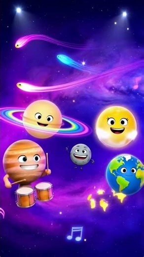 Planets Singing and Dancing | Fun Animated Space Music Video for Kids & Cosmic Fans