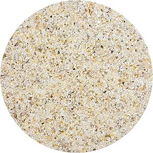 Shell Placemat, Nautical, Non-Slip Back, Colorful Shells in Resin, for Coastal Chic Dining, Tan, 15", Sold Individually