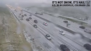 5.4K views · 26 reactions | Wow! The hail piled up so quickly it looks like a snow storm! This time lapse shows the CDOT camera from Friday afternoon. | FOX31 KDVR.com | Facebook