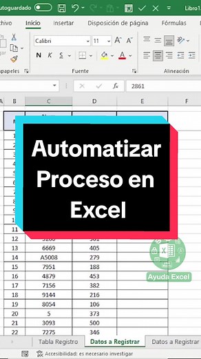 Automatizar proceso en Excel #Excel #Exceltips #Excelpro #excelentiktok #parati #fyp