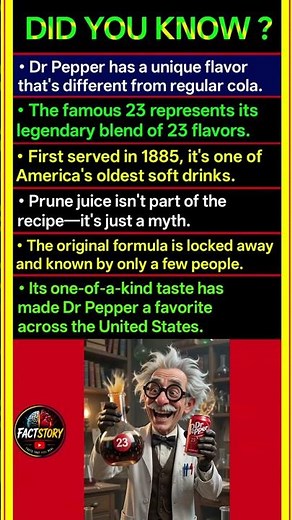Dr Pepper Facts You Never Knew