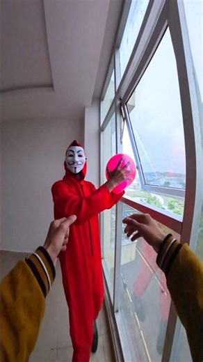 Hacker vs Rooftop Parkour Free Running Pov 😂#hacker #moneyheist #parkour #rooftopparkour #ytshorts