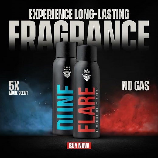 Perfumed Body Sprays for Men | 5x more fragrance