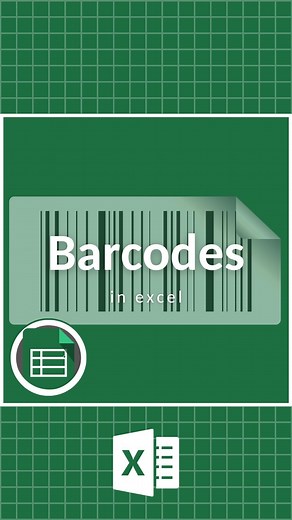 CheatSheets on Instagram: "Barcodes in Excel‼️ ️ Don’t forget to save this post! 六‍ Get your FREE Excel templates with the link in our bio!  Show up to work on Monday as an Excel Guru! Get the Miss Excel Courses Today with the link in our bio! 勞 Follow us on TikTok, YouTube, Twitter, Threads, and more with the link in our bio! #excel #exceltips #exceltricks #spreadsheets #corporate #accounting #finance #workhacks #tutorials"