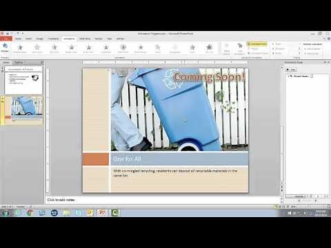 Using Animation Triggers in PowerPoint