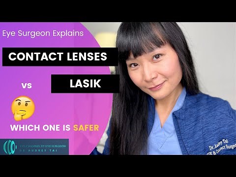 Contact Lenses vs LASIK eye surgery – which one is SAFER 🧐 explained by Eye Surgeon #draudreytai