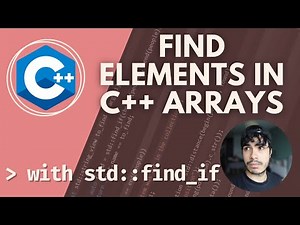 Finding Items In C++ Arrays With std::find_if