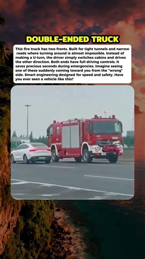 The Fire Truck With Two Fronts #curiosity #mistery