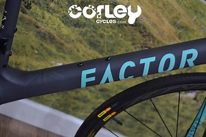 The Factor Bikes O2 Disc is starting to take shape... ...brilliant attention to detail with the Black Inc integrated handlebars and stem (with custom computer mount included) and seatpost. All Factor frames come with CeramicSpeed Bottom Brackets and Headsets.We also have the fi'zi:k Arione R1 saddle and Mavic Ksyrium Pro Carbon SL Disc. But what groupset will be added? | Corley Cycles | Facebook