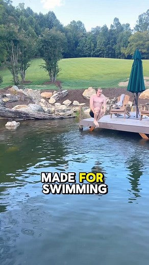 Black Koi Water Features on Instagram: "This is a young recreation pond, and it is powered by a simple yet highly effective upflow bog filtration system. It was designed to be the ultimate outdoor space, with opportunities for fishing, swimming, hosting parties, and growing fish and plant. This one is uniquely large, likely being one of the largest recitation ponds on the east coast. As such, this one could even make a fun space for kayaking or canoeing around. We think it changes the energy of