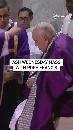 📹HIGHLIGHTS | Pope Francis receives ashes at the start of Lent 2024. Before the Ash Wednesday Mass at the Basilica of Santa Sabina in Rome, Cardinal Mauro Piacenza led the traditional penitential procession on Rome’s Aventine Hill. #Lent2024 #AshWednesday2024 | EWTN Vatican