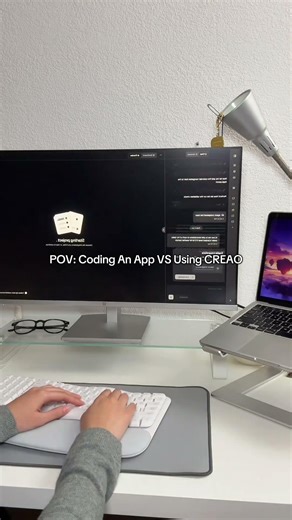 Coding vs No-Code: Building the Same App Both Ways 😅 | #creao #nocode #techtok #aibuilder #aitools