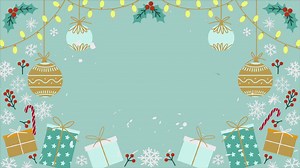Download 4K Merry Christmas concept animation with Cute animation for free