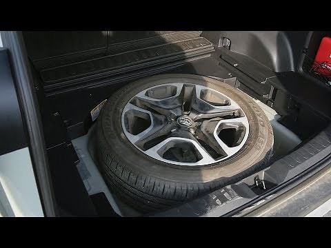 Toyota RAV4 (2019-2025): Yes, The Full Size Tire Will Fit In The Spare Tire Compartment.