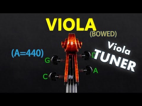 Viola Tuner - Standard Tuning (Bowed) (A=440)