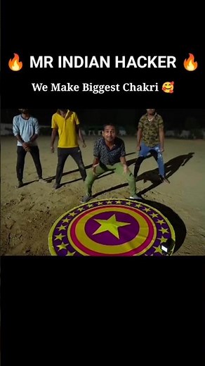 We Make Biggest Chakri 🤗 | mr Indian hacker | #diwali #chakri #experiment #shorts