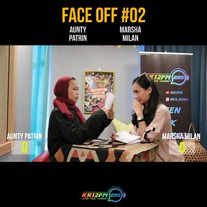475K views · 9.1K reactions | Hari tu face off kami sama Daphne Iking... kali ni sama si Marsaaa!! Marsha Milan Londoh #kk12fm #kk12fmfaceoff #marshamilan | KK Teh Ping | Facebook