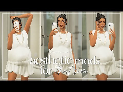 20+ Mods, Custom Content, And Overrides For Aesthetic Gameplay in The Sims 4💅🏽✨ | Bougie + Luxury