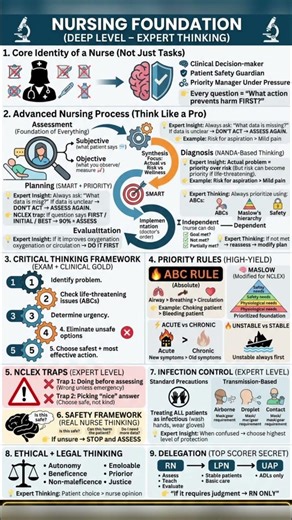 🚨Stop Memorizing! Think Like a Nurse (Nursing Foundation Mastery Guide)#studysmart #bscnursing#nclex