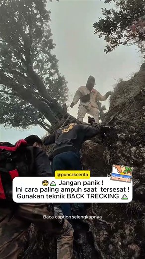 Teknik backtracking metode kembali ke jalur yang benar #tipspendakian