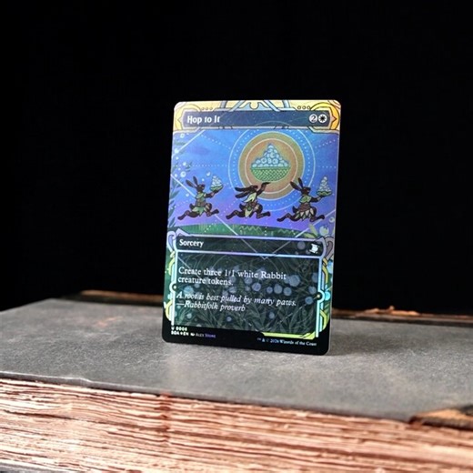 If this post hopped onto your feed, it's a sign from the multiverse... to go open a booster pack. 🥕
