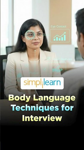 Body Language Tips forBody Language Tips for Final Interview Round | #Shorts | #Simplilearn