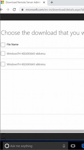 Download Remote Server Admin Tools (RSAT) on Windows. #shorts #shortsvideo #server #windows