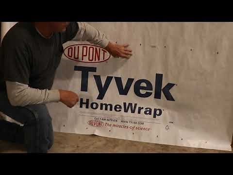 Finishing Pole Barn Interior Walls With Tyvek Home Wrap