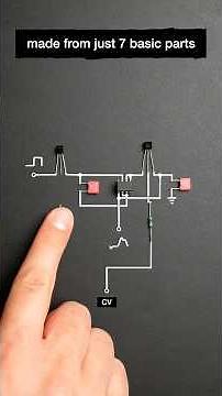 Resonant VCF from just 7 basic parts #diysynth #electricalengineering