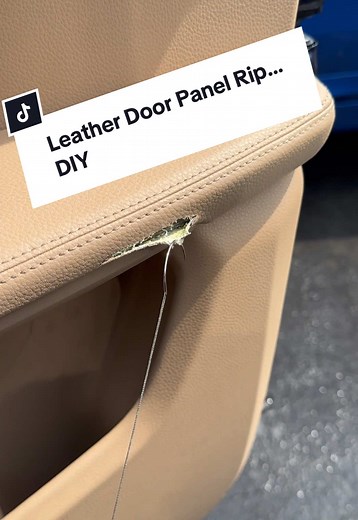 DIY Leather Door Panel Repair for Cars
