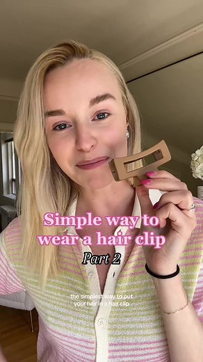 In honour of my hairclip video reaching 1.1M views, lets actually show how to do the first one slow mo because a LOT of you asked! 🤍@Emily Jane🤍 Simpliest way to wear your hair in a hairclip #hairtok #hairclips #howtohairstyles #haircliptutorial